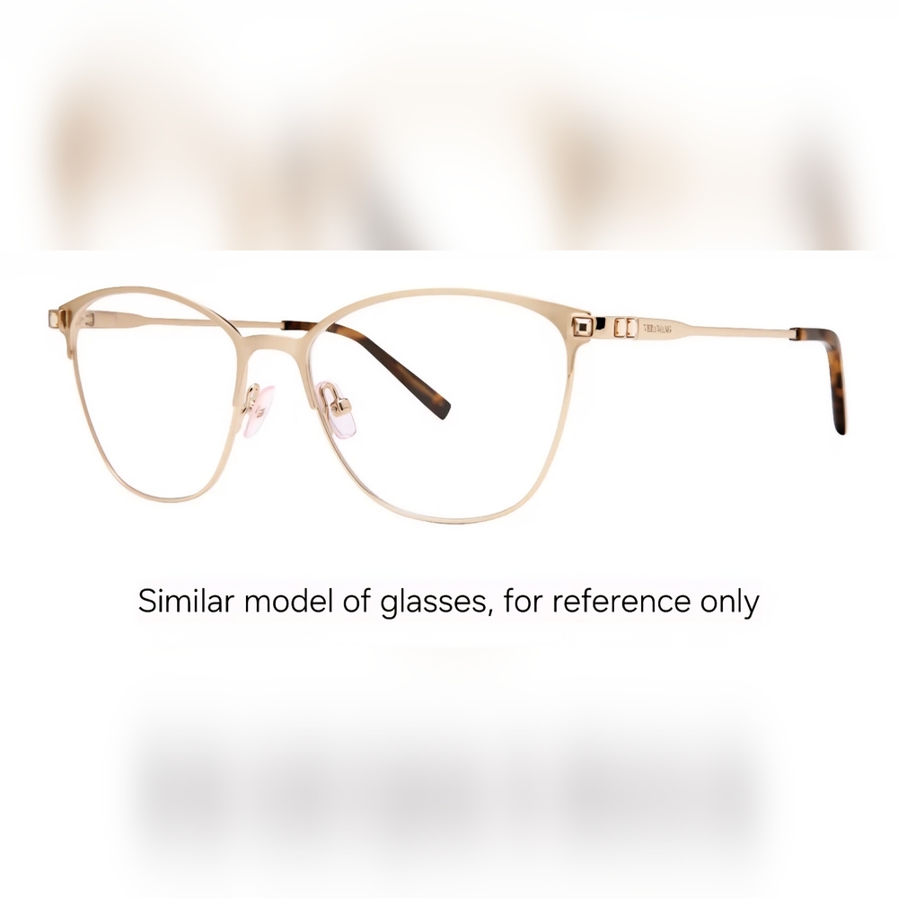 New Vera Wang V928 RG Eyeglasses Frames Rose Gold 52-17-140 mm Round Metal